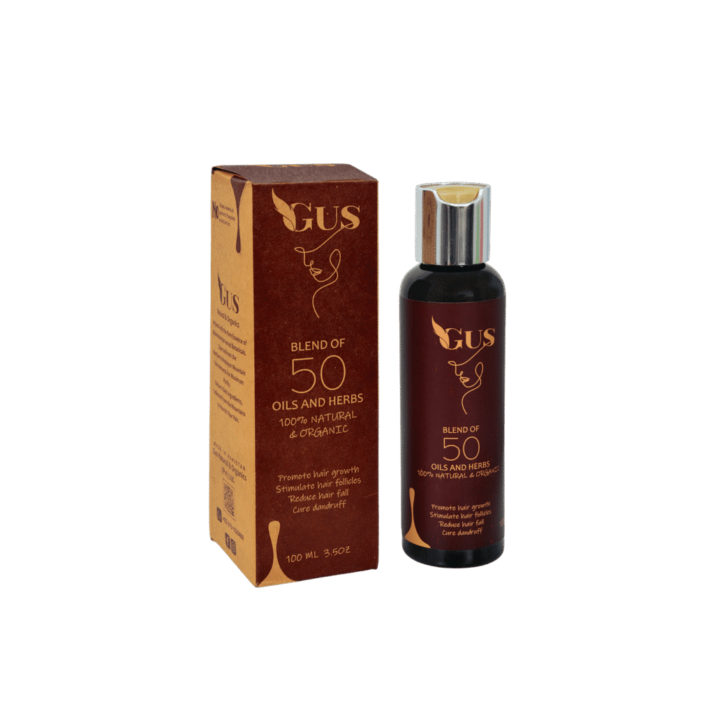 gus hair oil pakistan - blend of 50 oils and herbs 200ml